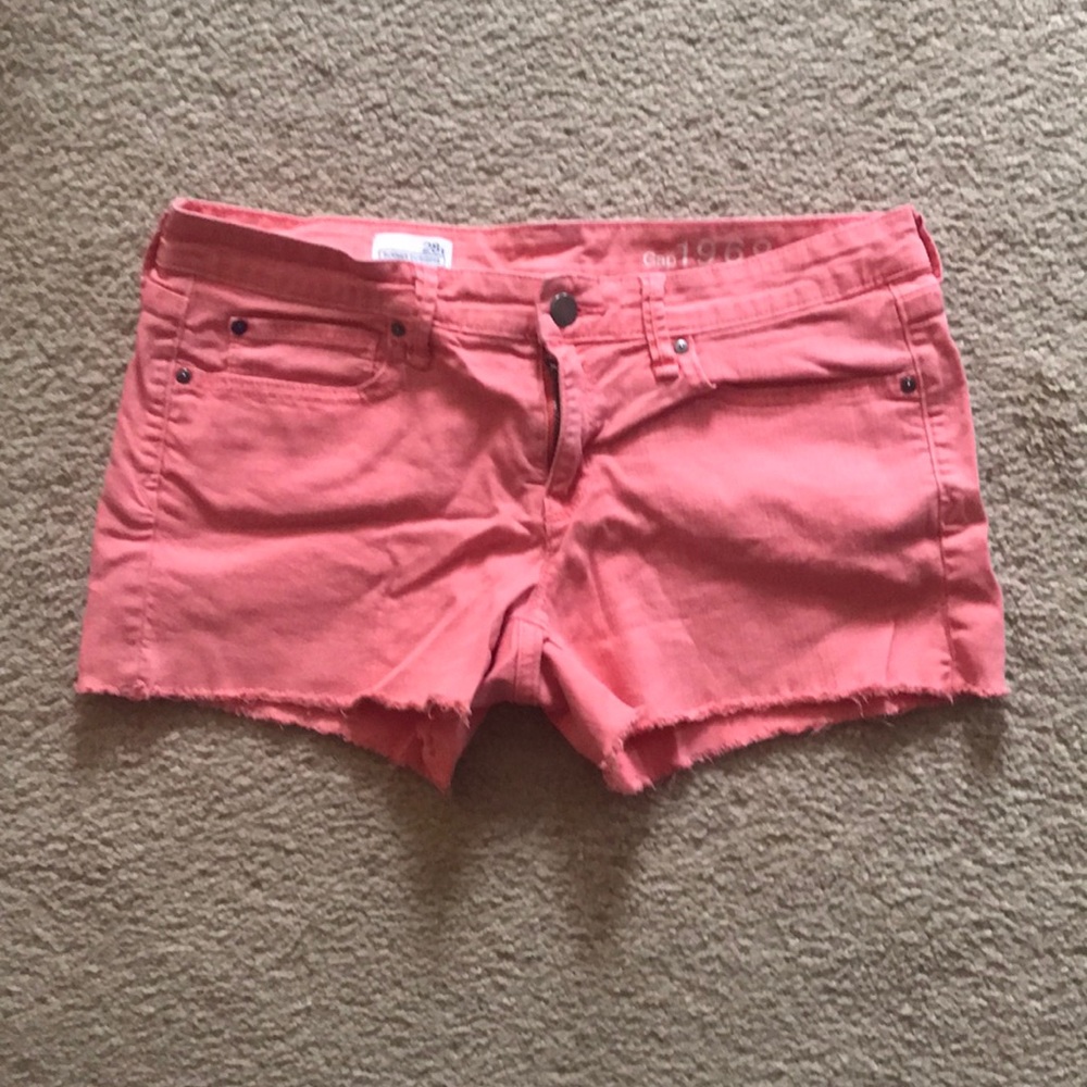 Timeless Salmon GAP Jean Shorts